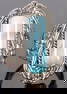 ORNATE LARIMAR STERLING SILVER LADIES RING