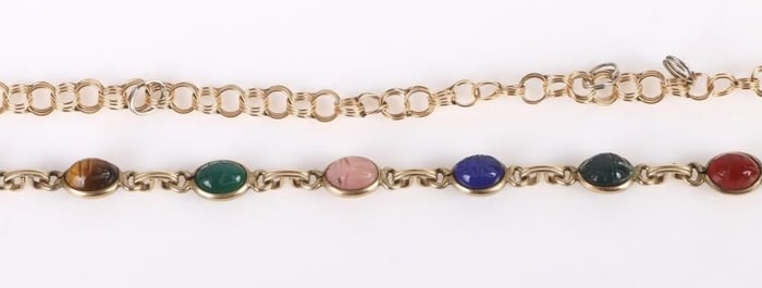 LADIES GOLD FILLED BRACELETS LOT OF 2