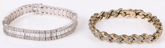 STERLING SILVER LADIES BRACELET SET