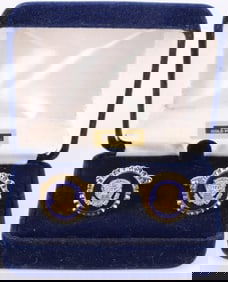 24K GOLD PLATED PRESIDENTIAL SEAL CUFFLINKS