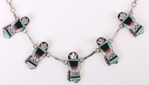 THERESA WASETA ZUNI STERLING SILVER NECKALCE