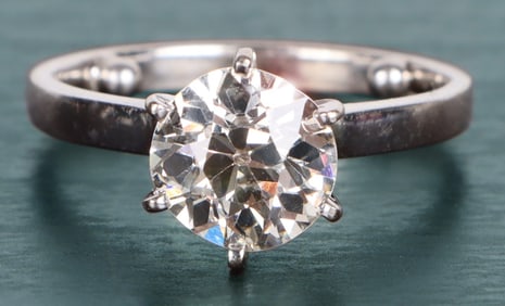 NATURAL 1.94CT VVS1 SOLITAIRE DIAMOND LADIES RING - AMAZING!!!