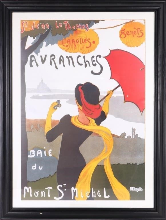 AVRANCHES BAIE DU MONT ST MICHAEL POSTER FRAMED (1 of 5)