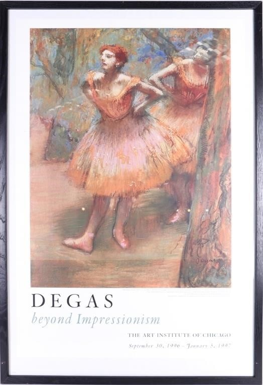 DEGAS BEYOND IMPRESSIONISM EXHIBITION POSTER 1996 (1 of 5)