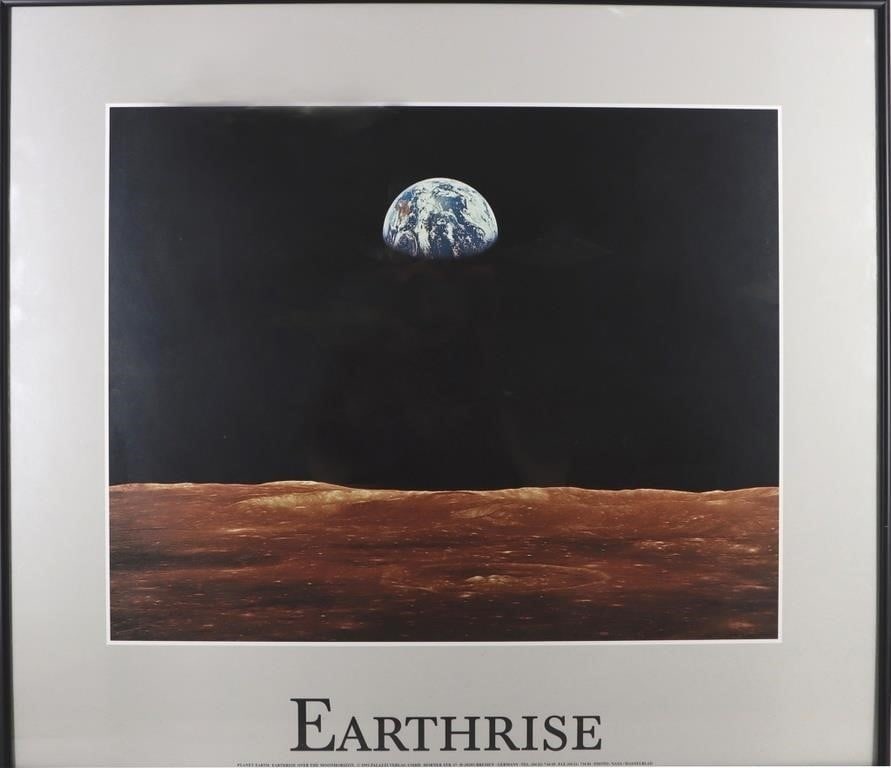 1993 PALAZZI VERLAG EARTHRISE PRINT FRAMED (1 of 3)