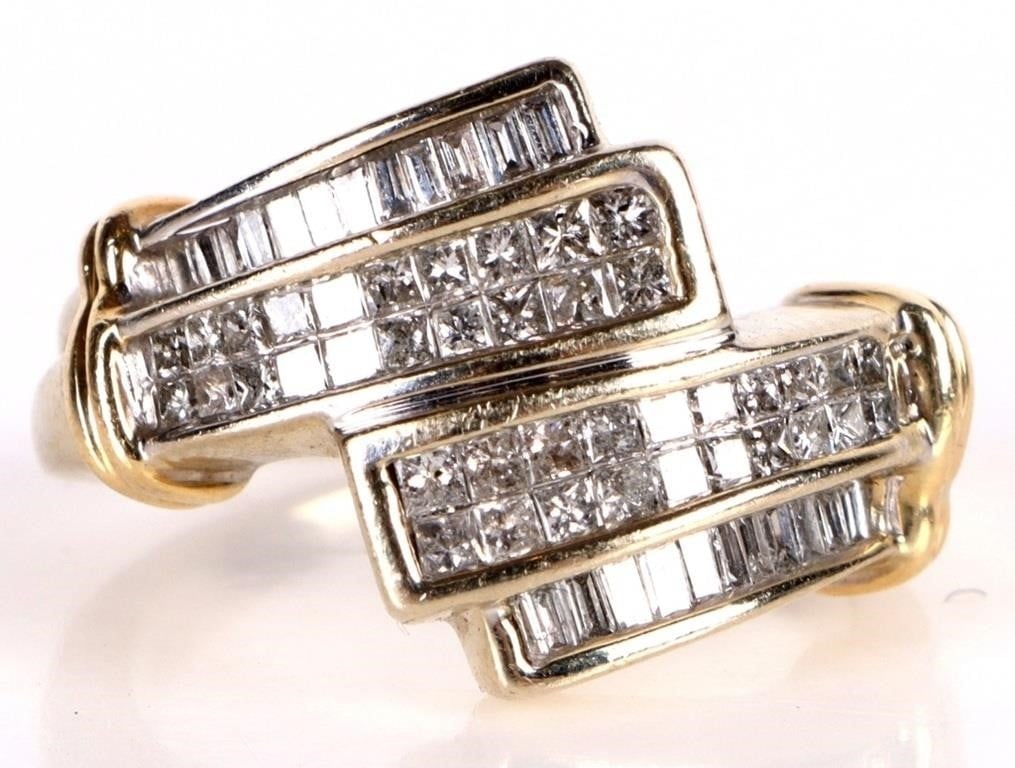 1.75CTW DIAMOND 14K YELLOW GOLD LADIES RING (1 of 3)