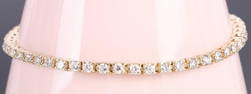 STUNNING 14K 2.55CTW DIAMOND TENNIS BRACELET