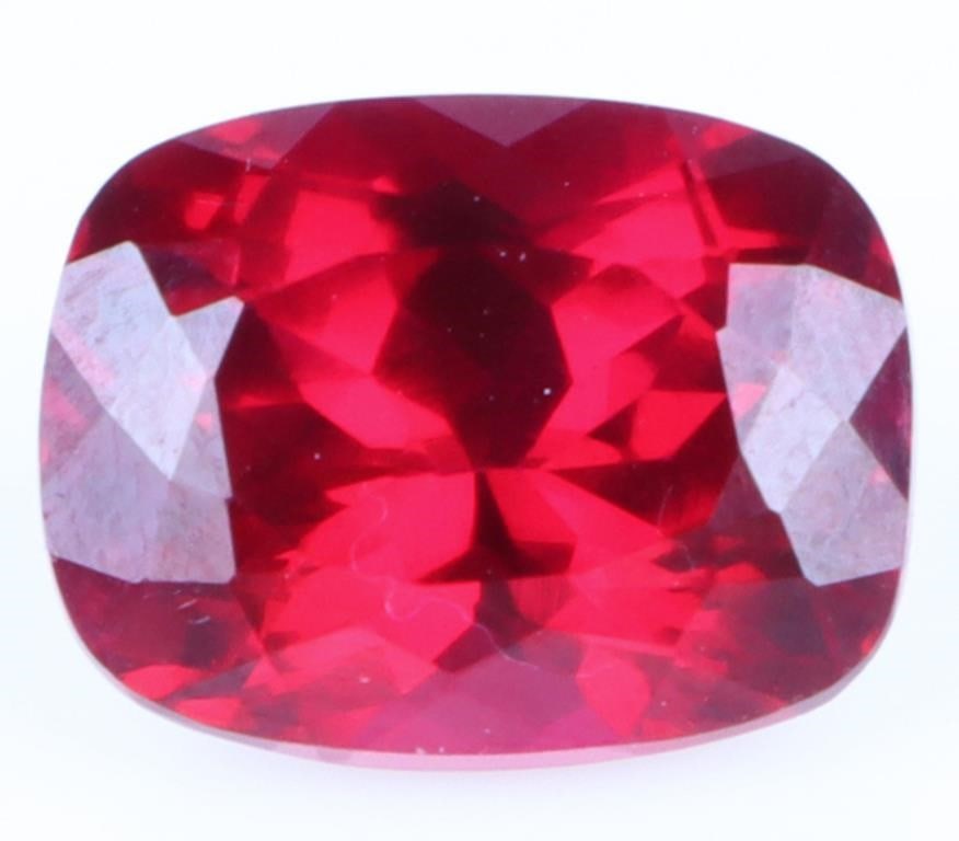 10.00CT CUSHION-CUT RED RUBY LOOSE GEMSTONE (1 of 3)
