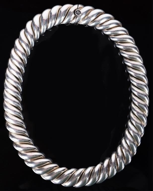 DAVID YURMAN SCULPTED CABLE STERLING NECKLACE (1 of 4)