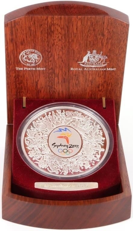 1 KG FINE SILVER LIMITED SYDNEY 2000 OLYMPICS COIN (1 of 5)