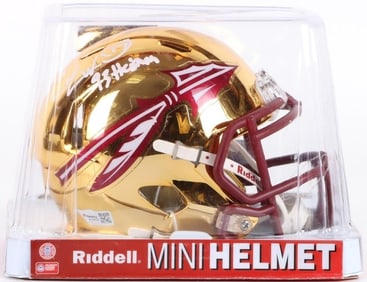 CHARLIE WARD AUTOGRAPHED MINI HELMET