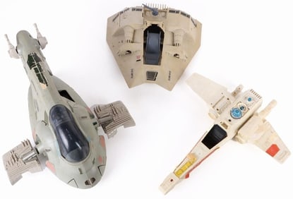 STAR WARS KENNER 1980'S SPACESHIPS LOT
