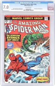 AMAZING SPIDER-MAN #145 1975 MARVEL CGC 7.0