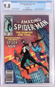 AMAZING SPIDER-MAN #252 CGC 9.8 NEWSSTAND- BLK CST
