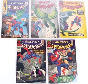 AMAZING SPIDER-MAN KEY COMICS #42, 44, 45, 48 & 49