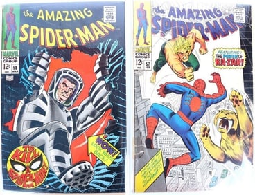 AMAZING SPIDER-MAN SILVER AGE COMICS #57 & 58