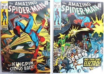 AMAZING SPIDER-MAN SILVER AGE COMICS #82 & #84