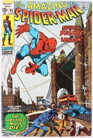 AMAZING SPIDER-MAN #95 - SPIDER-MAN GOES TO LONDON