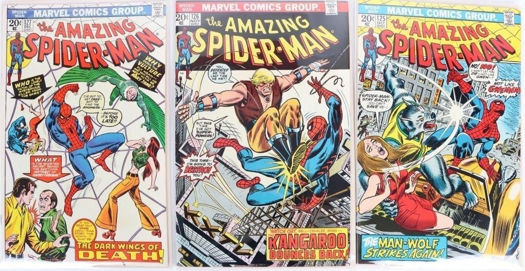 AMAZING SPIDER-MAN BRONZE AGE COMICS #125-127 (1 of 4)