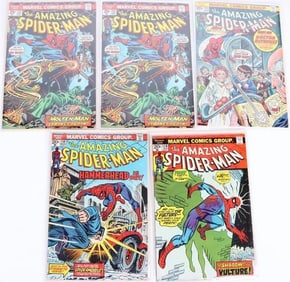 AMAZING SPIDER-MAN BRONZE AGE COMICS #128-132