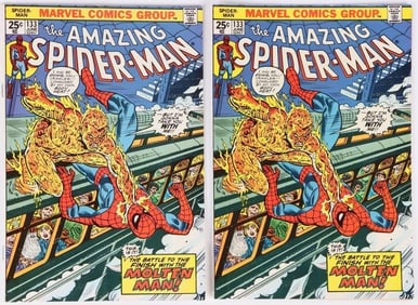 AMAZING SPIDER-MAN #133 - MOLTEN MAN APP. - (2)