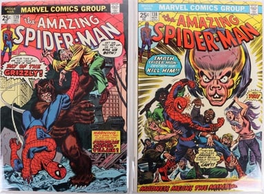 AMAZING SPIDER-MAN BRONZE AGE COMICS #138 & #139