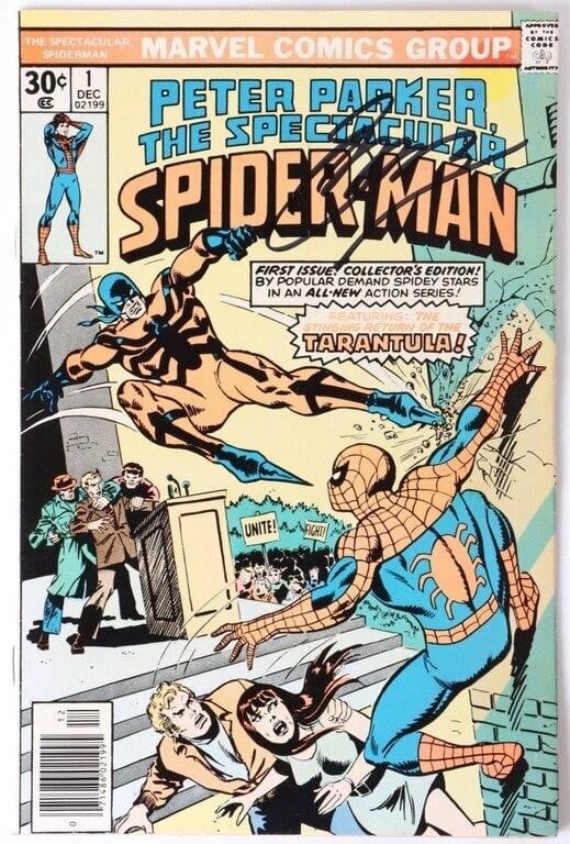 THE SPECTACULAR SPIDERMAN #1 1976 SIGNED G. CONWAY (1 of 5)