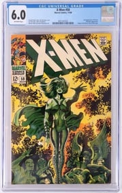 X-MEN #50 CGC 6.0 -2ND POLARIS, BEAST ORIGIN. LOGO