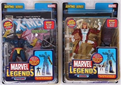 MARVEL LEGENDS SENTINEL SERIES CYCLOPS & ANGEL