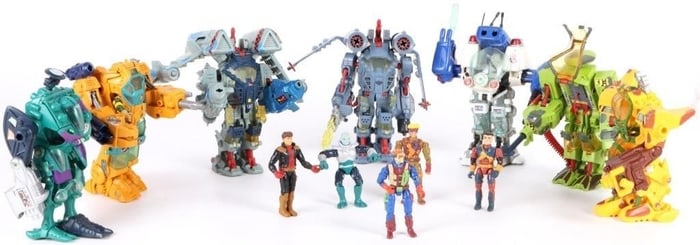 EXO SQUAD ACTION FIGURES & VEHICLES LOT OF 7