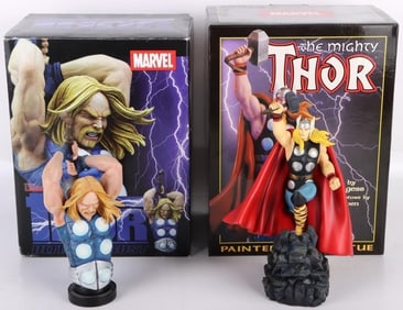 THE ULTIMATES & BOWEN DESIGNS MARVEL THOR BUSTS