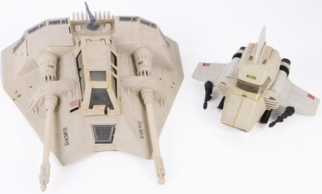 STAR WARS IMPERIAL & REBEL SHIPS LOT (2)