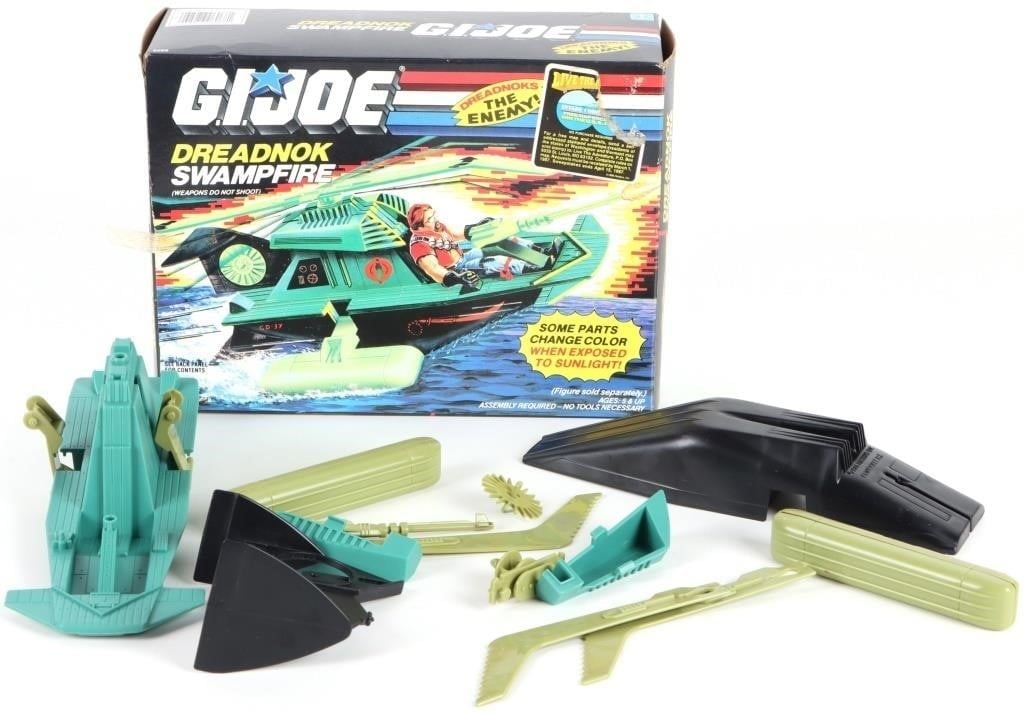 VINTAGE GI JOE 1986 DREADNOK SWAMPFIRE W/ BOX (1 of 3)