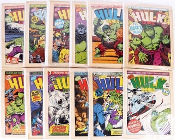 HULK COMIC #1,2,4-25 1979 MARVEL UK COLLECTION