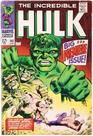 THE INCREDIBLE HULK #102 - KEY PREMIERE ISSUE
