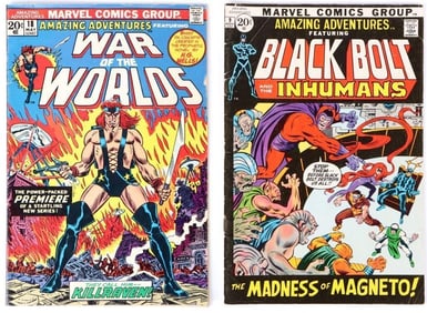 AMAZING ADVENTURES #9 & #18 - INHUMANS & WOTW