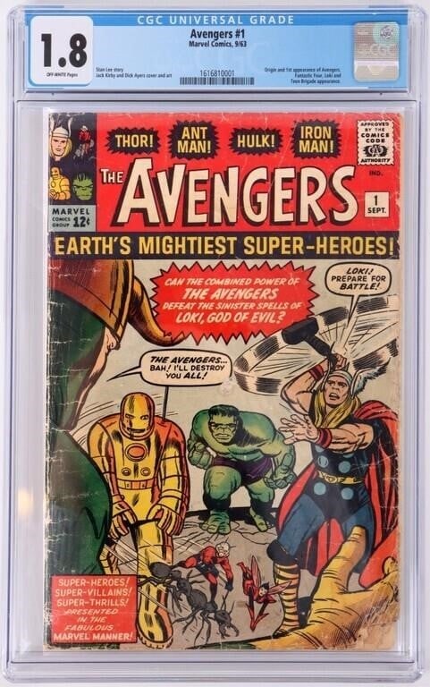 THE AVENGERS #1 FIRST APPEARANCE OF THE AVENGERS (1 of 4)