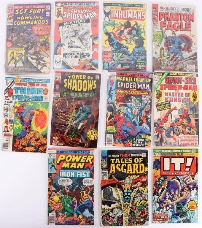 BRONZE AGE KEY ISSUE COMIC BOOKS - LOT OF 11 (1 of 5)