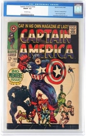 CAPTAIN AMERICA #100 CGC 7.0 OW - 1ST SOLO ISSUE