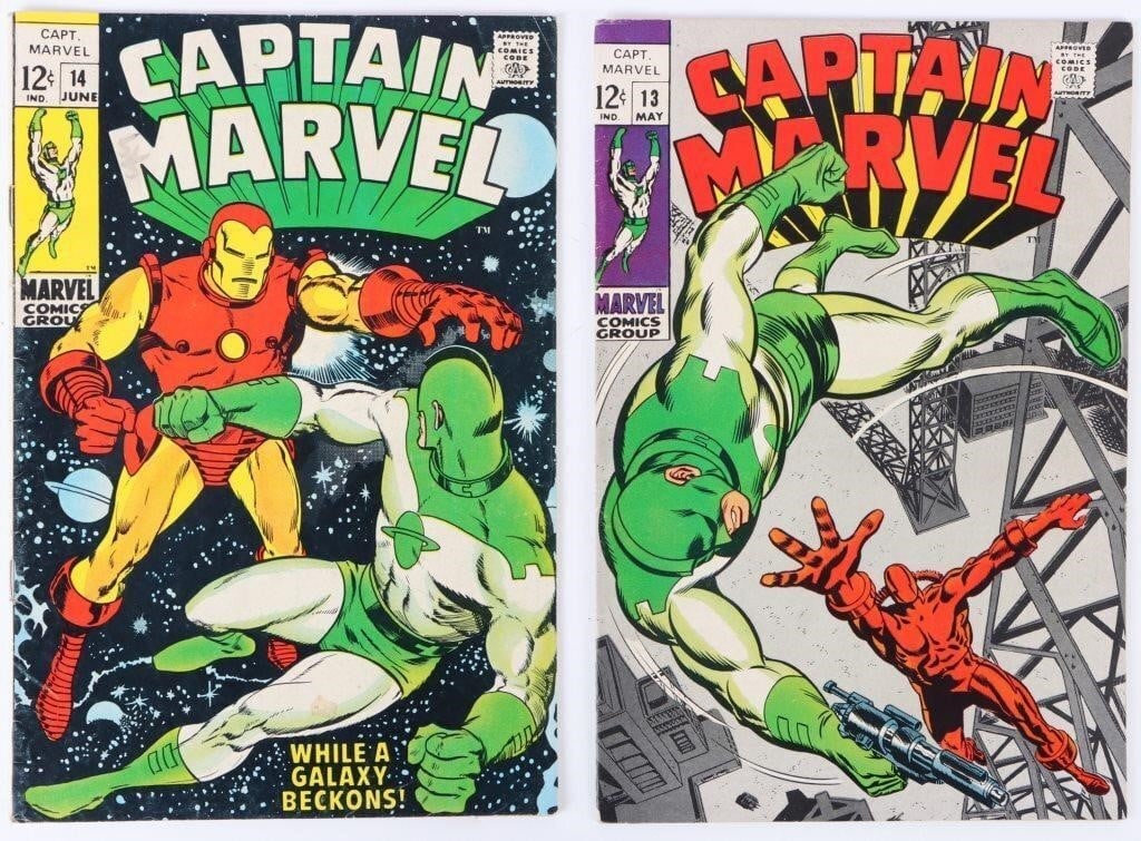 CAPTAIN MARVEL #13 & #14 - ICONIC IRON MAN COVER (1 of 11)