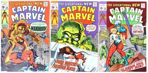 CAPTAIN MARVEL #18, #19, #20 - DEATH OF YON-ROGG