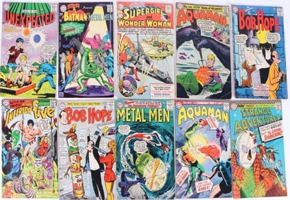 DC COLLECTIBLE SILVER AGE COMIC BOOKS - (10)