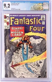 FANTASTIC FOUR #47 CGC 9.2 SECRET SOUND COLLECTION