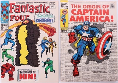 FANTASTIC FOUR #67 & CAPTAIN AMERICA #109 REPRINTS