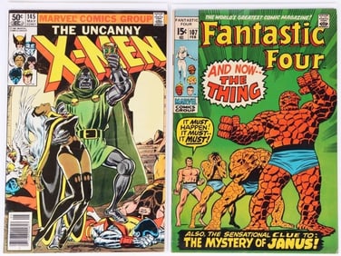 HIGH GRADE FANTASTIC FOUR #107 & UNCANNY X-MEN 145