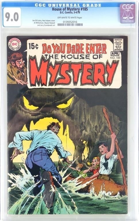 HOUSE OF MYSTERY #185 1970 DC COMICS CGC 9.0 (1 of 4)