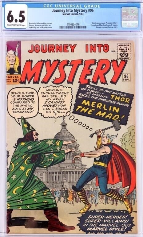 JOURNEY INTO MYSTERY #96 - 1ST MAD MERLIN - 6.5 (1 of 4)