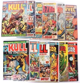 KULL, THONGOR, ETC MARVEL COMIC BOOKS LOT OF 12