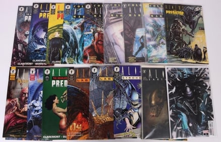 LARGE ALIENS COMIC LOT DARKHORSE AND MARVEL