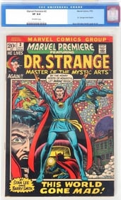MARVEL PREMIERE #3 DR. STRANGE 1972 CGC 8.0